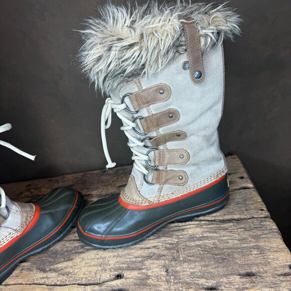 Sorel Boots Joan Of Arctic 12" Tall Winter Snow Duck Waterproof Womens 8180 - Picture 6 of 11